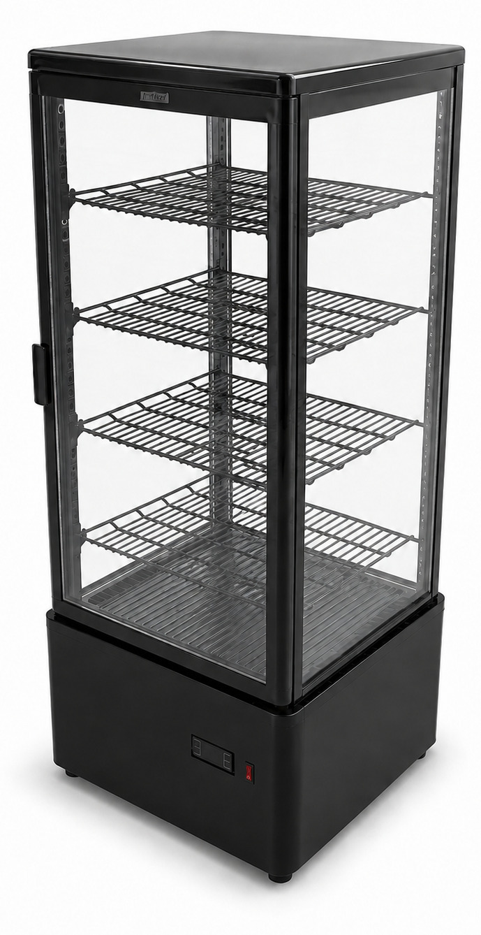 Exhibidor refrigerado de cuatro lados FRB98-EXH-V-4LV