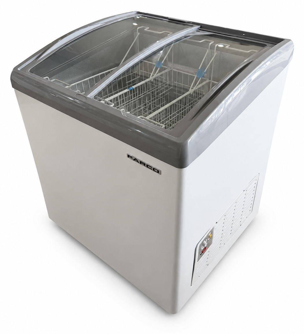 Congelador horizontal de tapas curvas SD-180