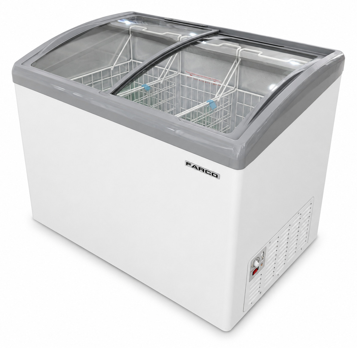 Congelador horizontal de tapas curvas SD-280